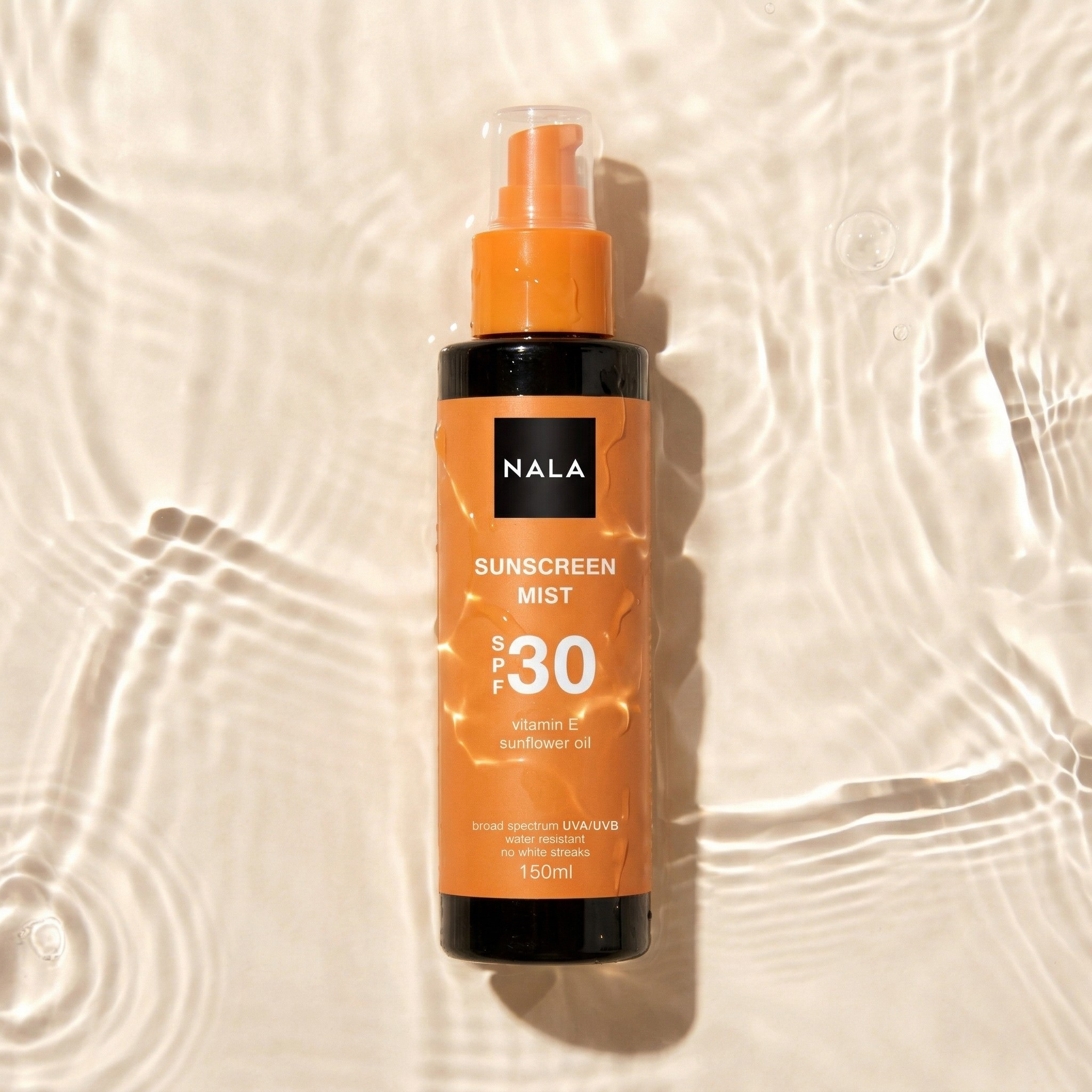 Spray Mist protecție solară SPF 30 - Vitamina E & Ulei de Floarea-Soarelui