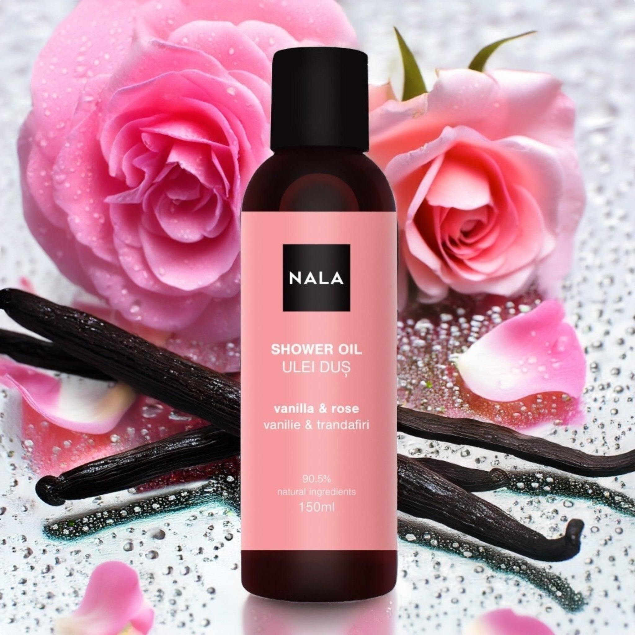 Ulei de duș - Vanilie & Trandafiri