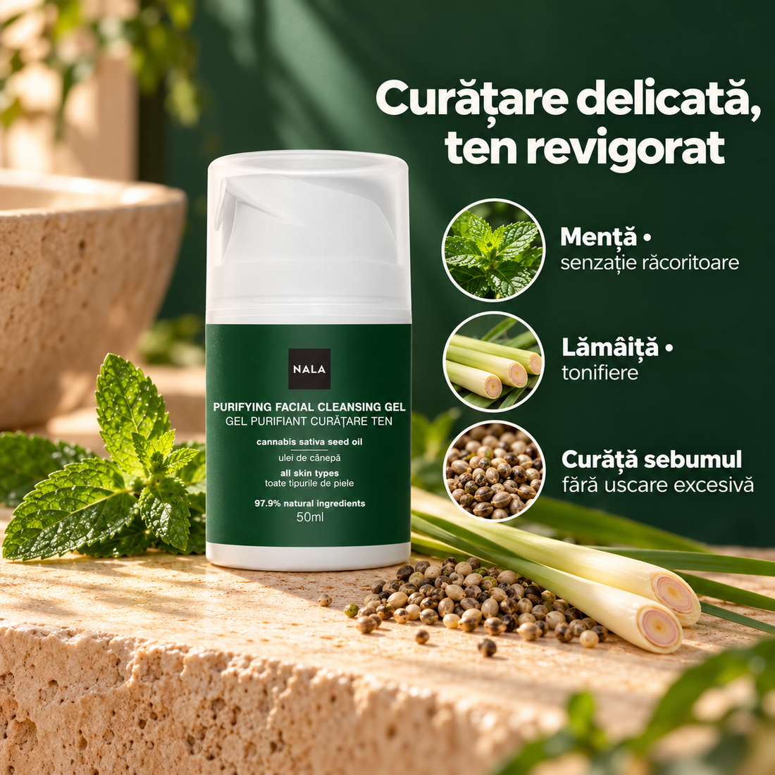 Gel Purifiant Curățare Ten