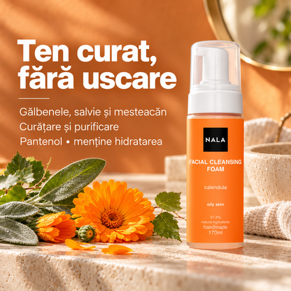 Spumă Curățare Ten Gras - Gălbenele