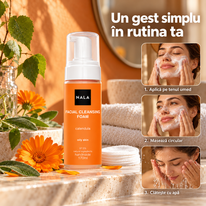 Spumă Curățare Ten Gras - Gălbenele