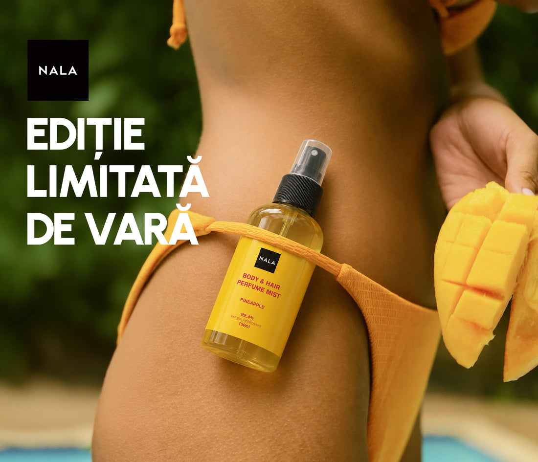 Set 3 Ape Parfumate Corp &amp; Păr - Boabe Picante de Tonka, Ananas &amp; Grapefruit