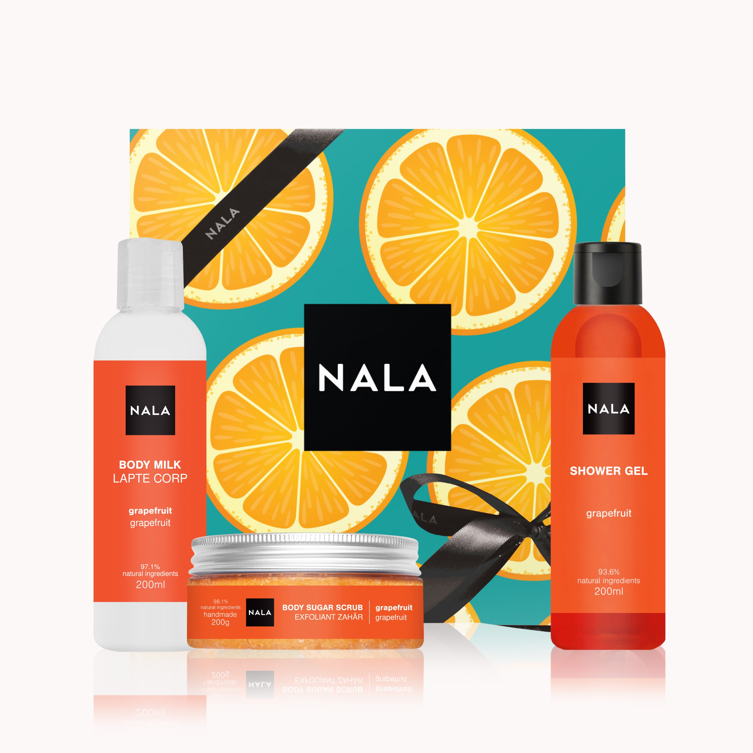Set CADOU Exfoliere și Hidratare - Grapefruit
