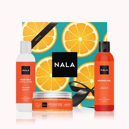 Set CADOU Exfoliere și Hidratare - Grapefruit