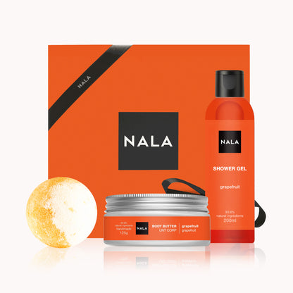 Set CADOU Baie &amp; Hidratare - Grapefruit (unt)