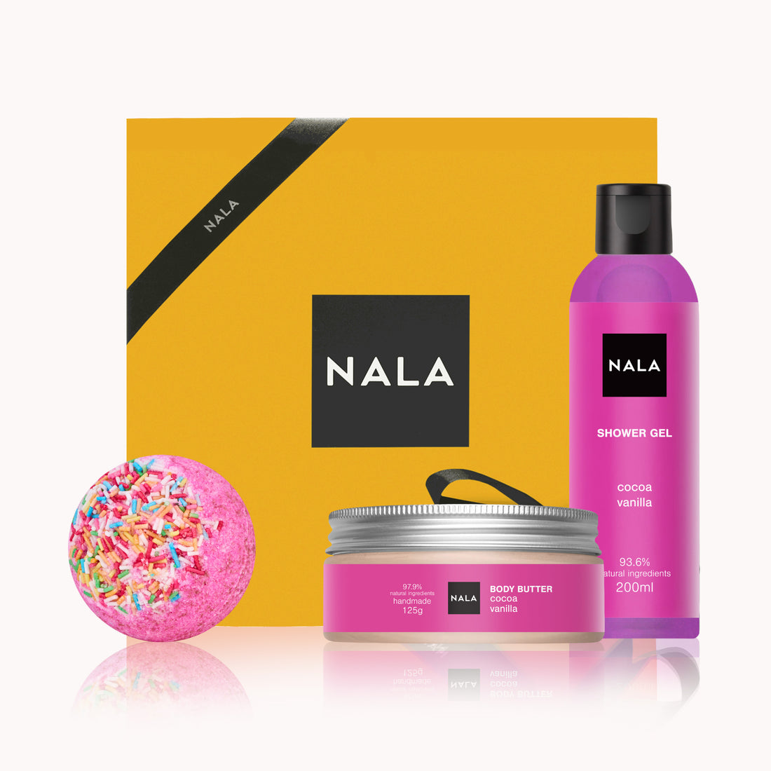 Set CADOU Baie &amp; Hidratare - Cacao &amp; Vanilie (unt)