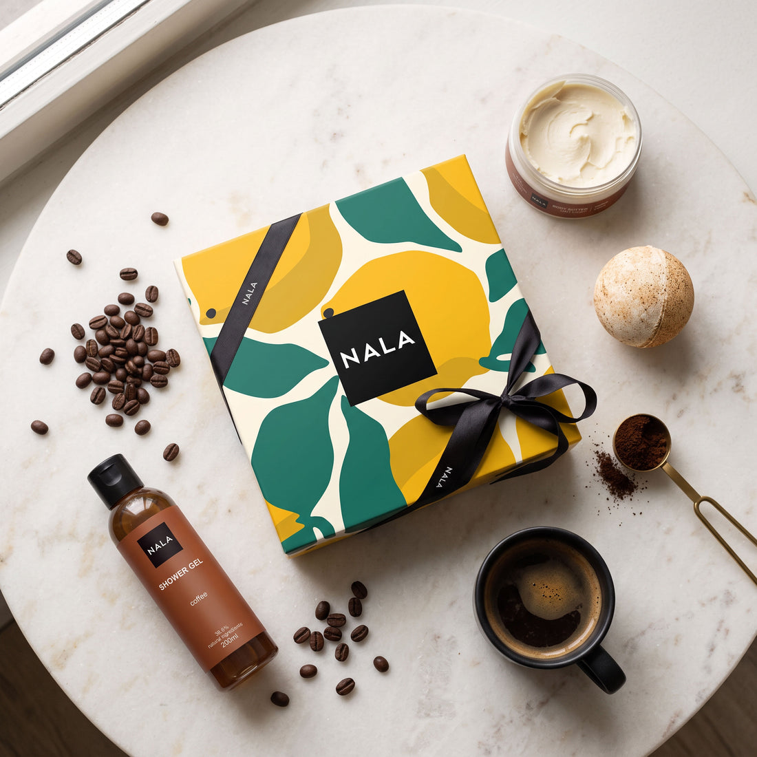 Set CADOU Baie &amp; Hidratare - Cafea (unt)