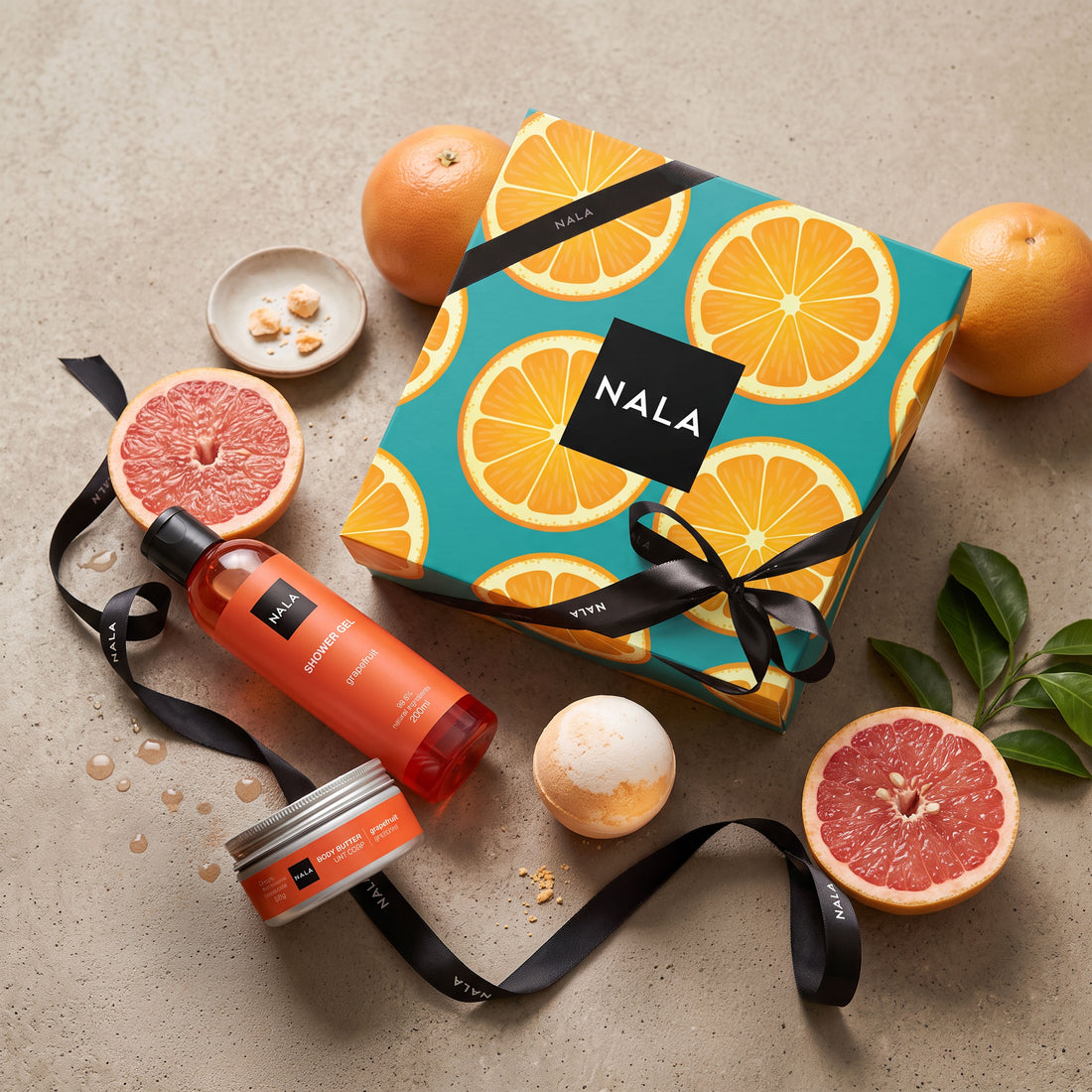 Set CADOU Baie &amp; Hidratare - Grapefruit (unt)