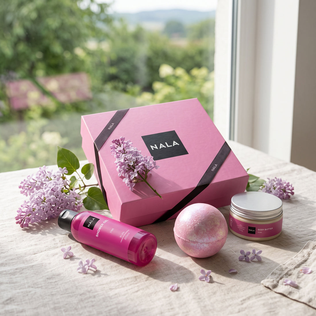 Set CADOU Baie &amp; Hidratare - Liliac (unt)
