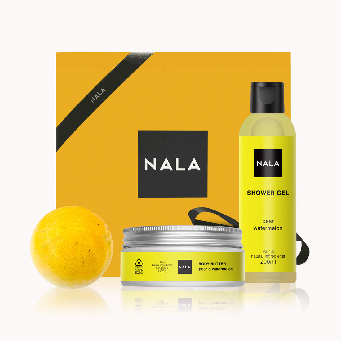 Set CADOU Baie &amp; Hidratare - Pară &amp; Pepene Roșu (unt)