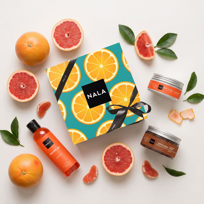Set CADOU Hidratare și Exfoliere Piele Uscată - Grapefruit (Unt)