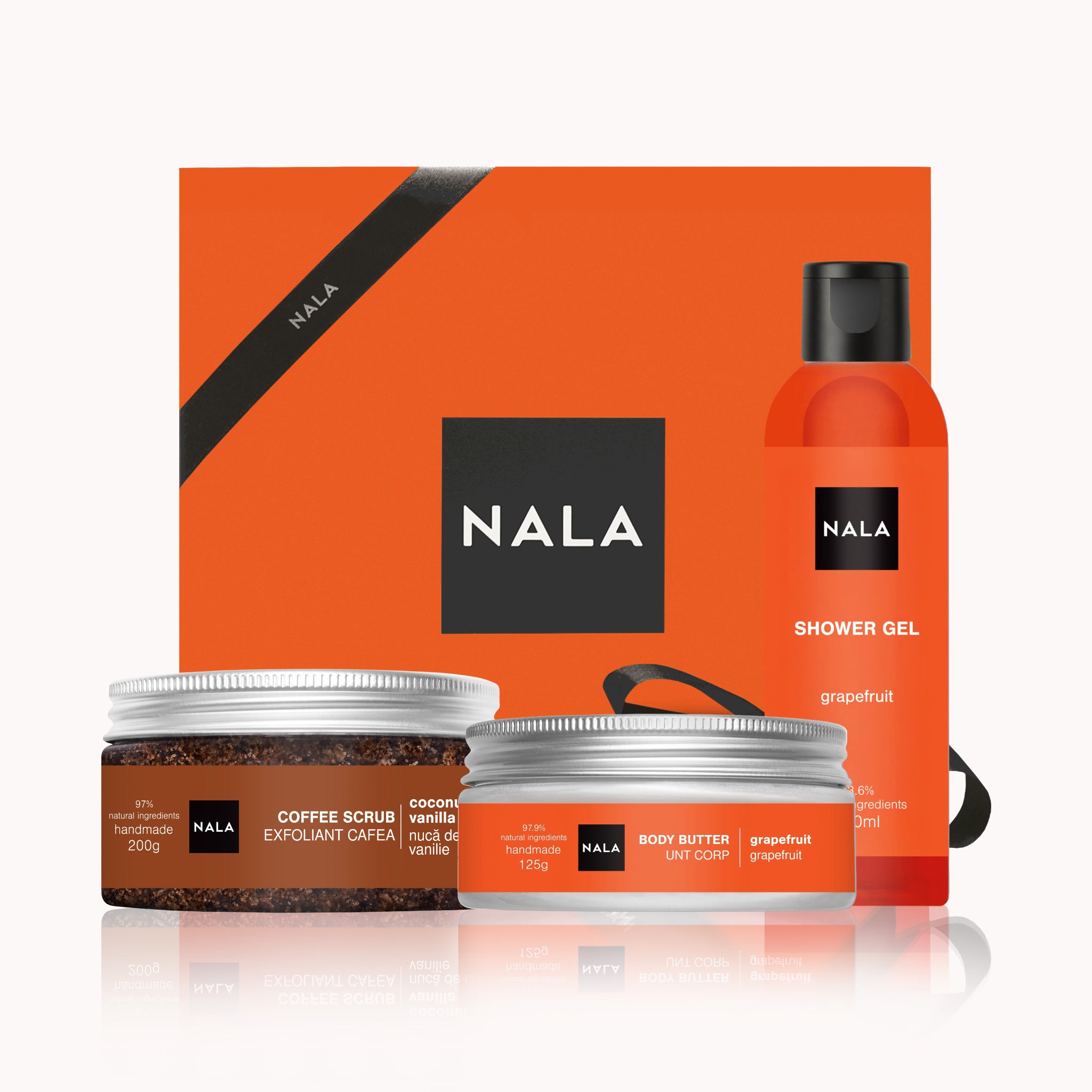 Set CADOU Hidratare și Exfoliere Piele Uscată - Grapefruit (Unt)