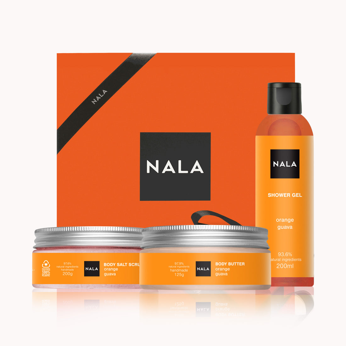 Set CADOU Hidratare și Exfoliere Piele Uscată - Portocală &amp; Guava (Unt)