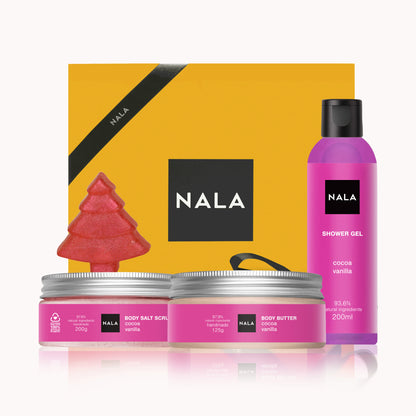 Set CADOU Hidratare și Exfoliere Intensă - Cacao &amp; Vanilie