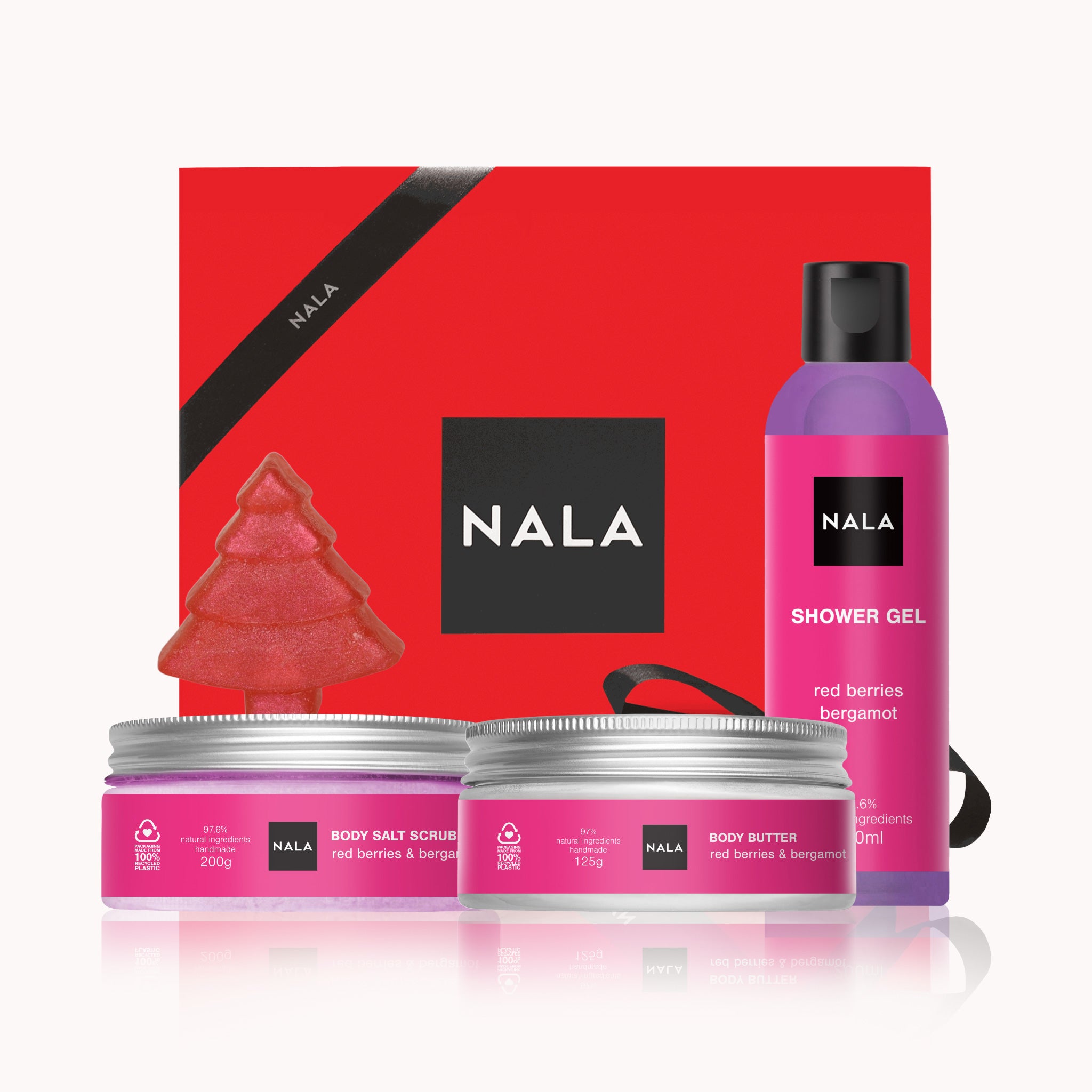 Set CADOU Hidratare și Exfoliere Intensă - Fructe de pădure &amp; Bergamotă