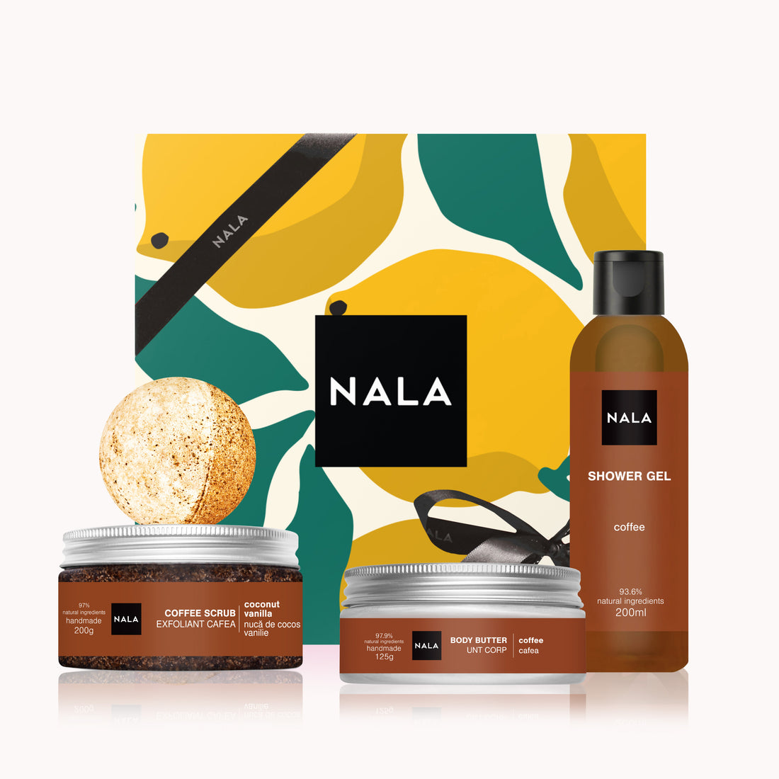 Set CADOU Hidratare și Exfoliere PLUS - Cafea