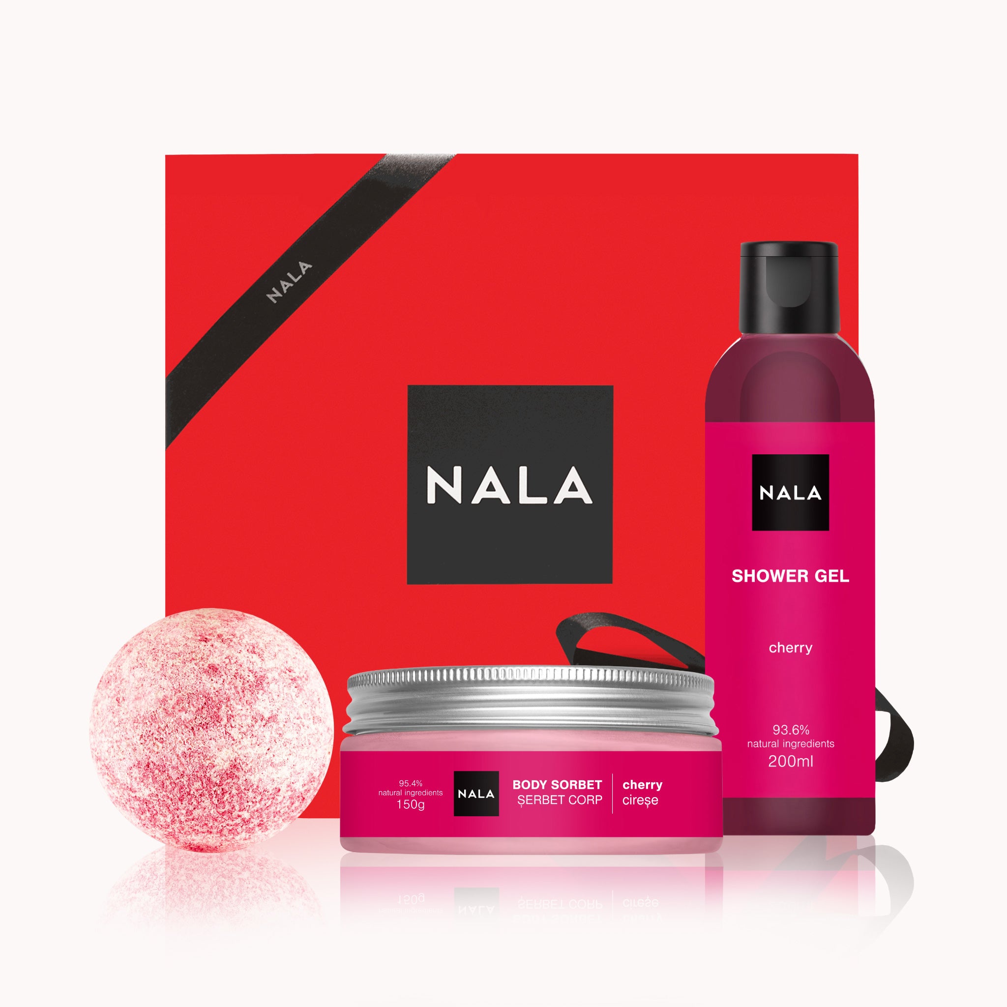 Set Baie și Hidratare - Cireșe (Șerbet)