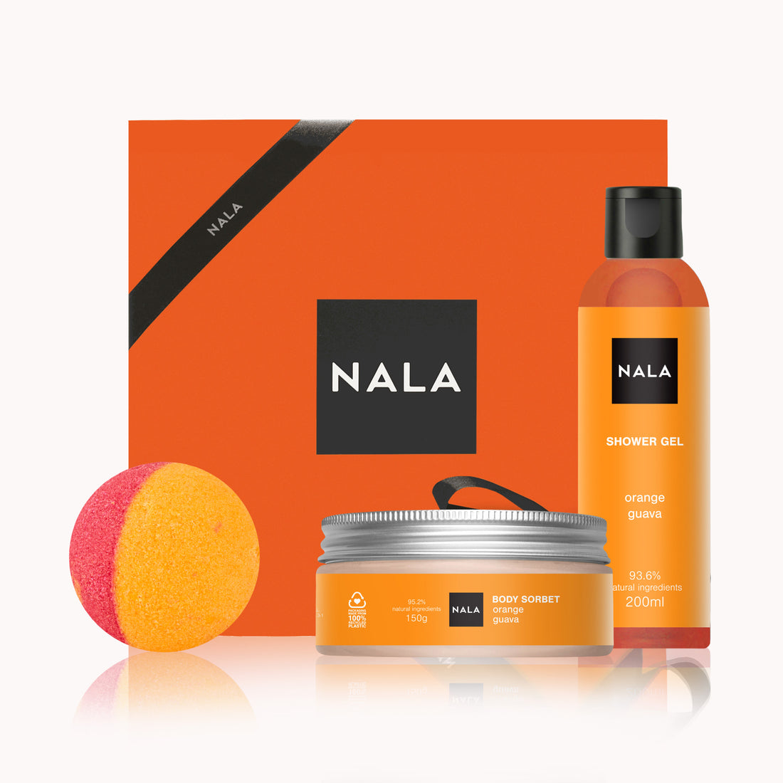 Set Baie și Hidratare - Portocală &amp; Guava (Șerbet)