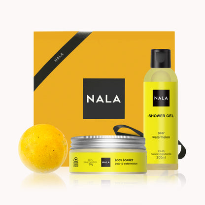 Set Baie și Hidratare - Para &amp; Pepene Roșu (Șerbet)