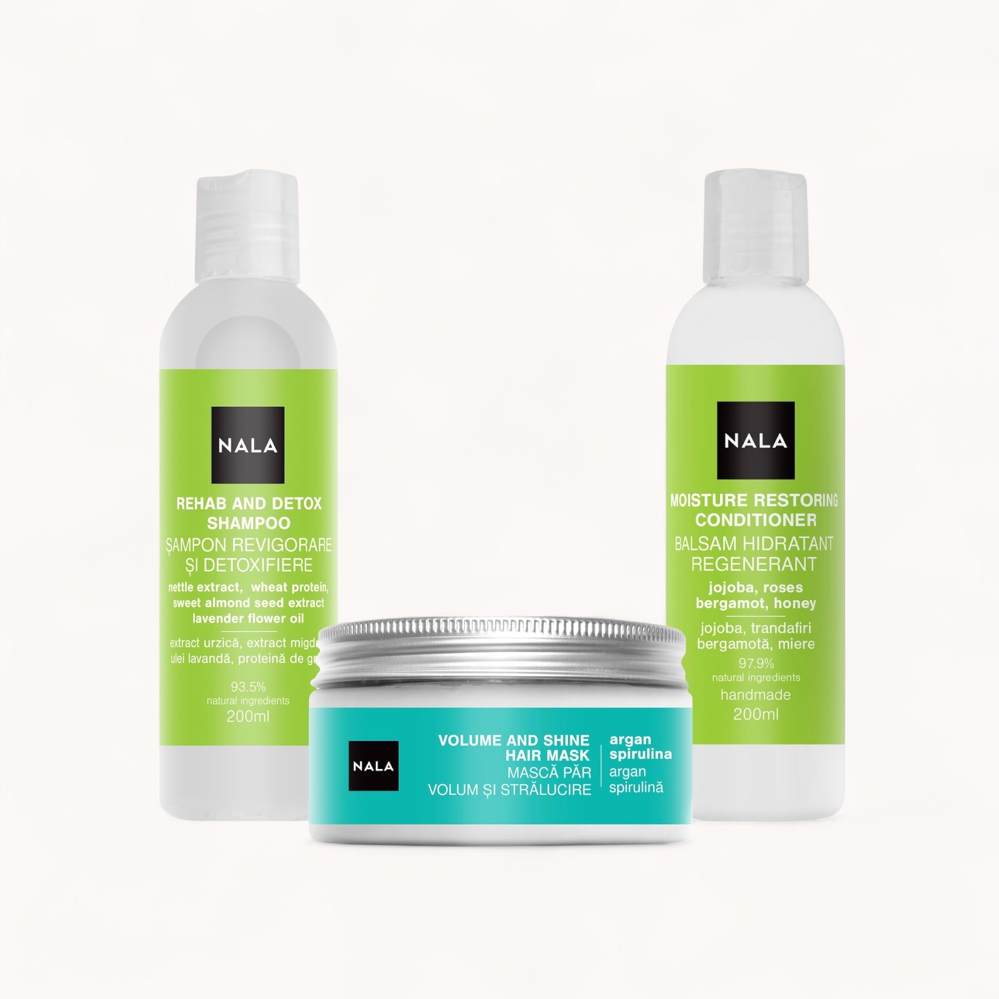 Set Tratament Păr - Revigorare și Hidratare