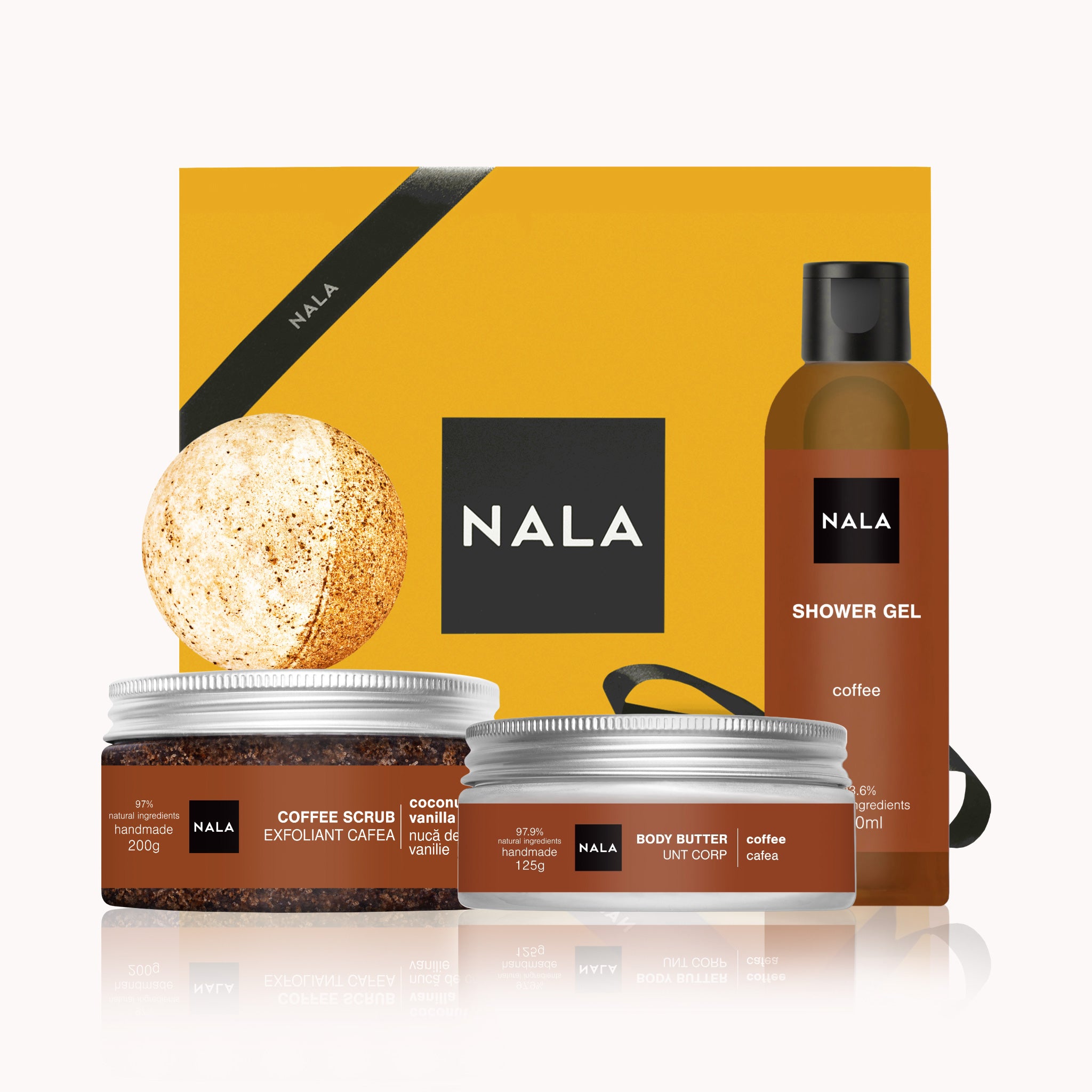 Set CADOU SPA la tine Acasă - Cafea (Unt)