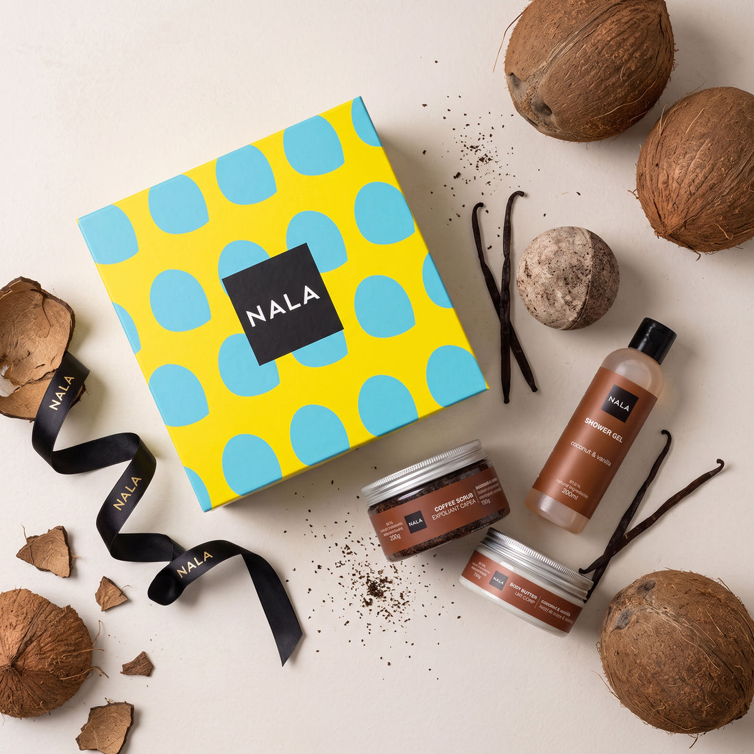 Set CADOU SPA la tine Acasă - Nucă de Cocos &amp; Vanilie (Unt)