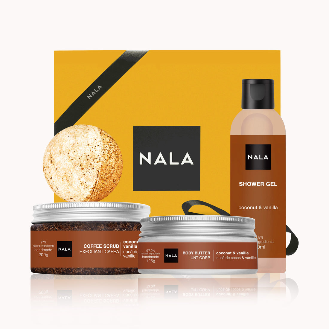 Set CADOU SPA la tine Acasă - Nucă de Cocos &amp; Vanilie (Unt)