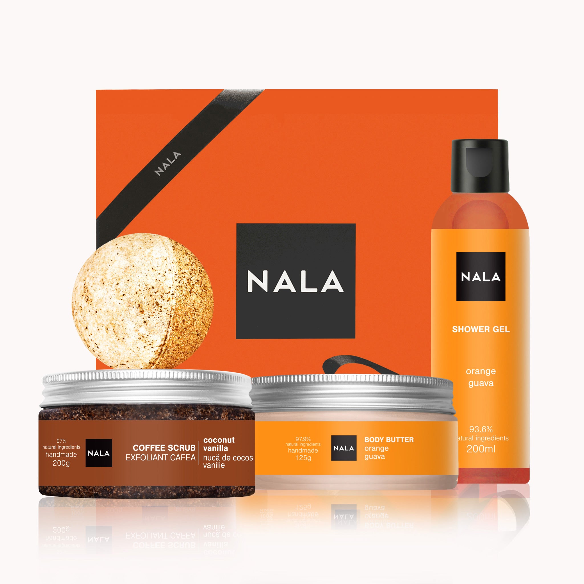 Set CADOU SPA la tine Acasă - Portocală &amp; Guava (Unt)