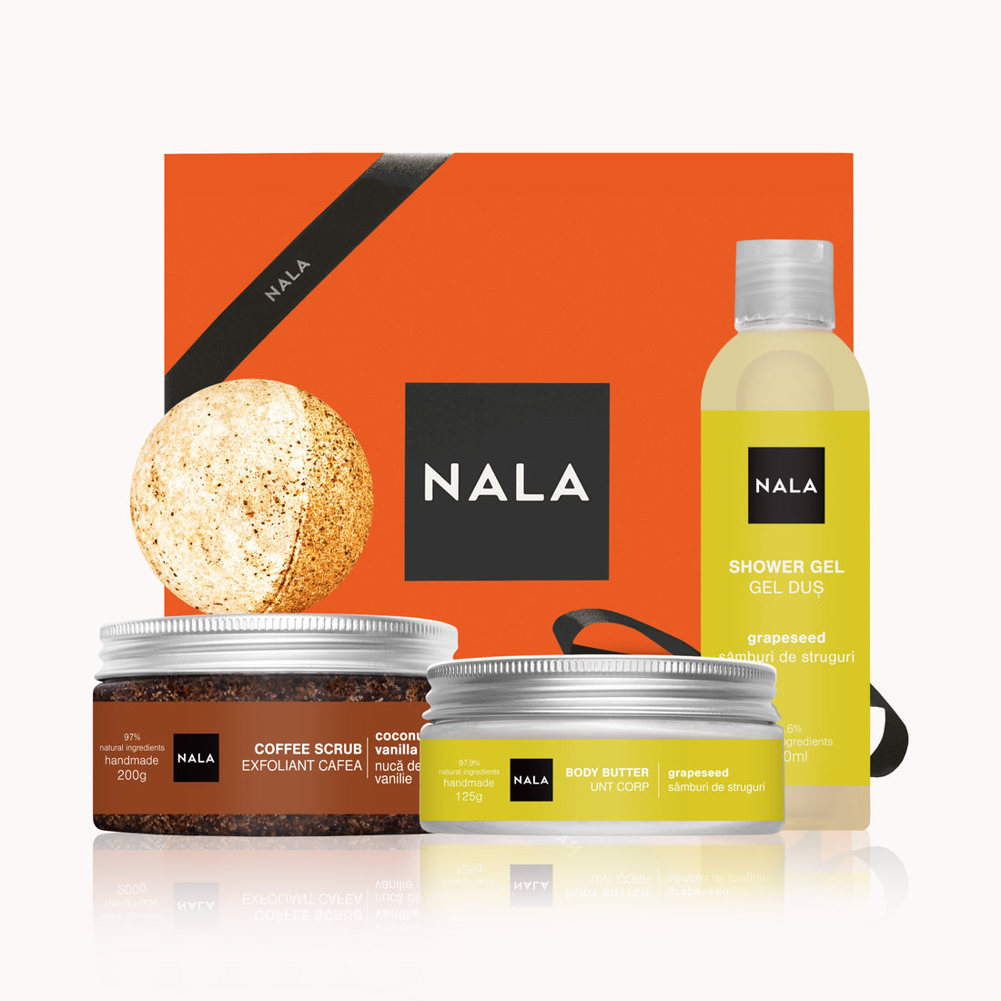 Set CADOU SPA la tine Acasă - Sâmburi de Struguri (Unt)