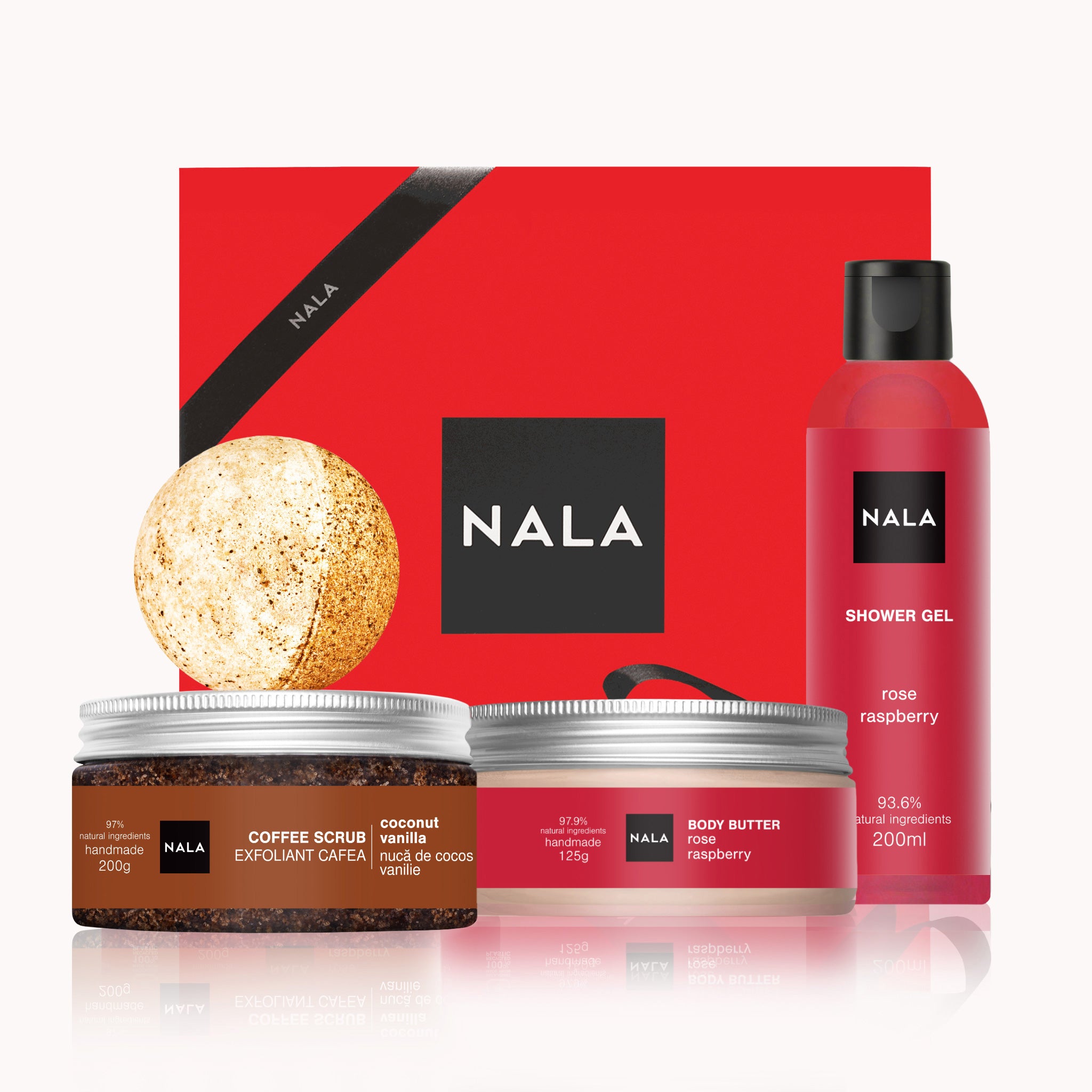 Set CADOU SPA la tine Acasă - Trandafir &amp; Zmeură (Unt)