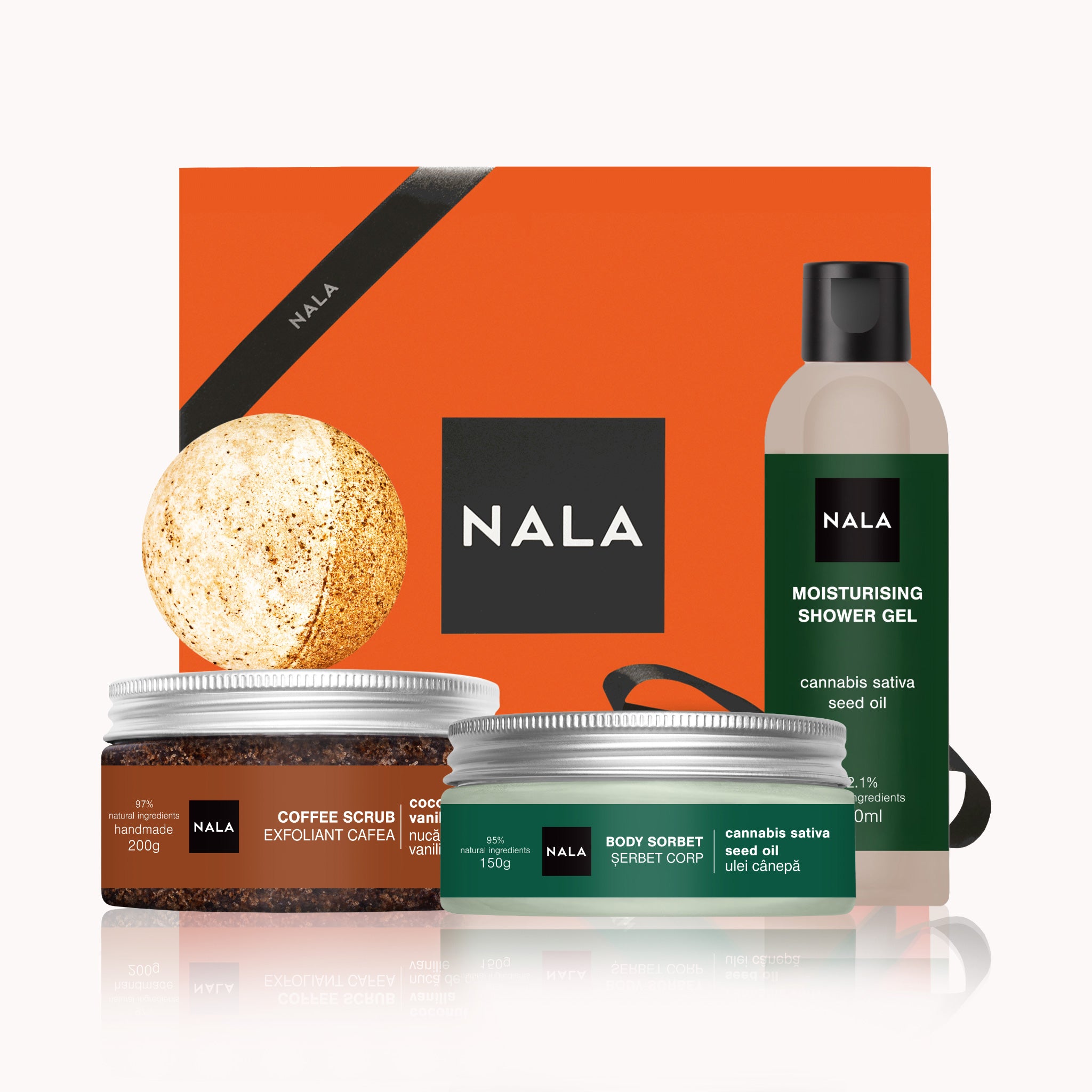 Set CADOU Exfoliere și Hidratare - Ulei Cânepă (Șerbet)