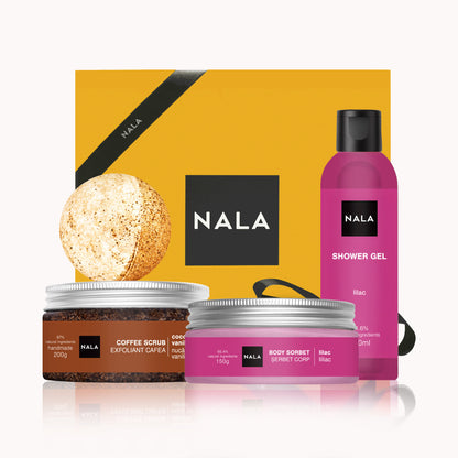 Set CADOU Exfoliere și Hidratare - Liliac (Șerbet)