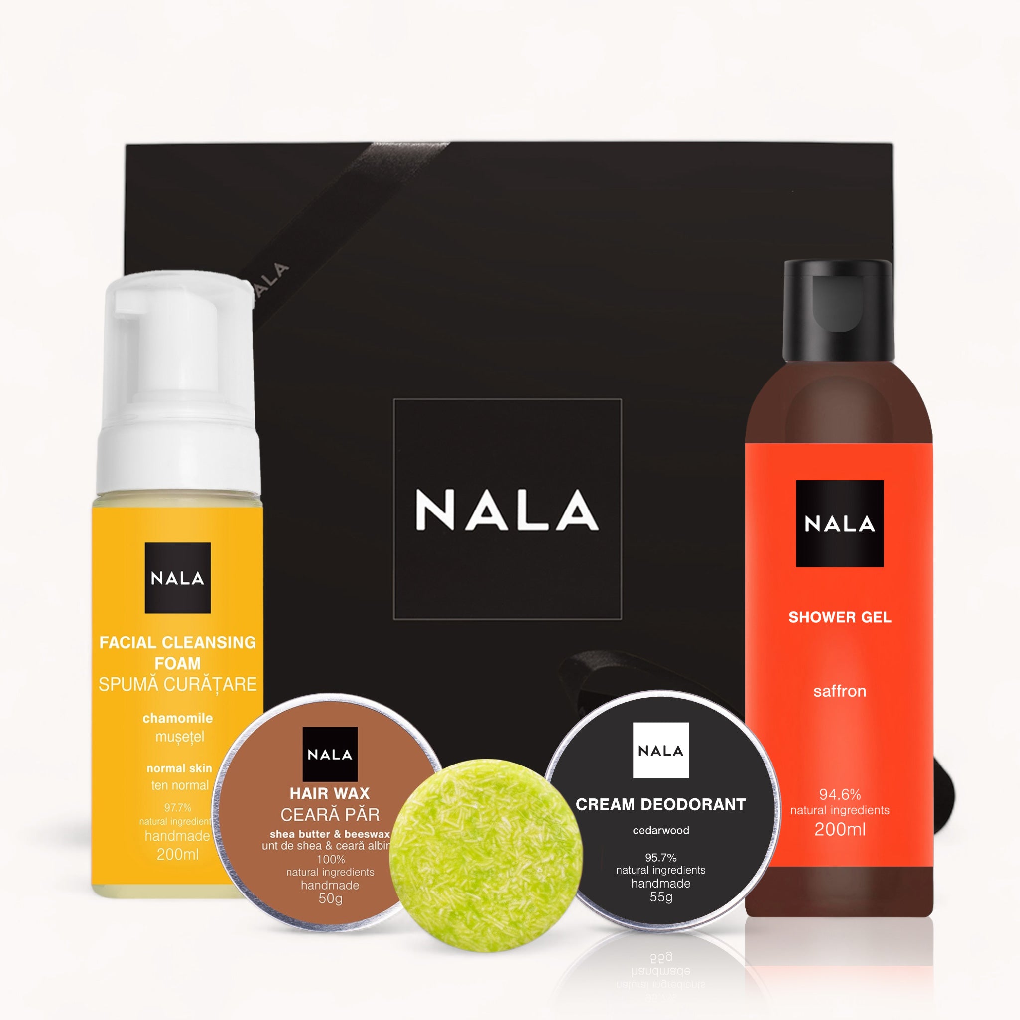 Set CADOU Îngrijire Bărbați PLUS - Șofran