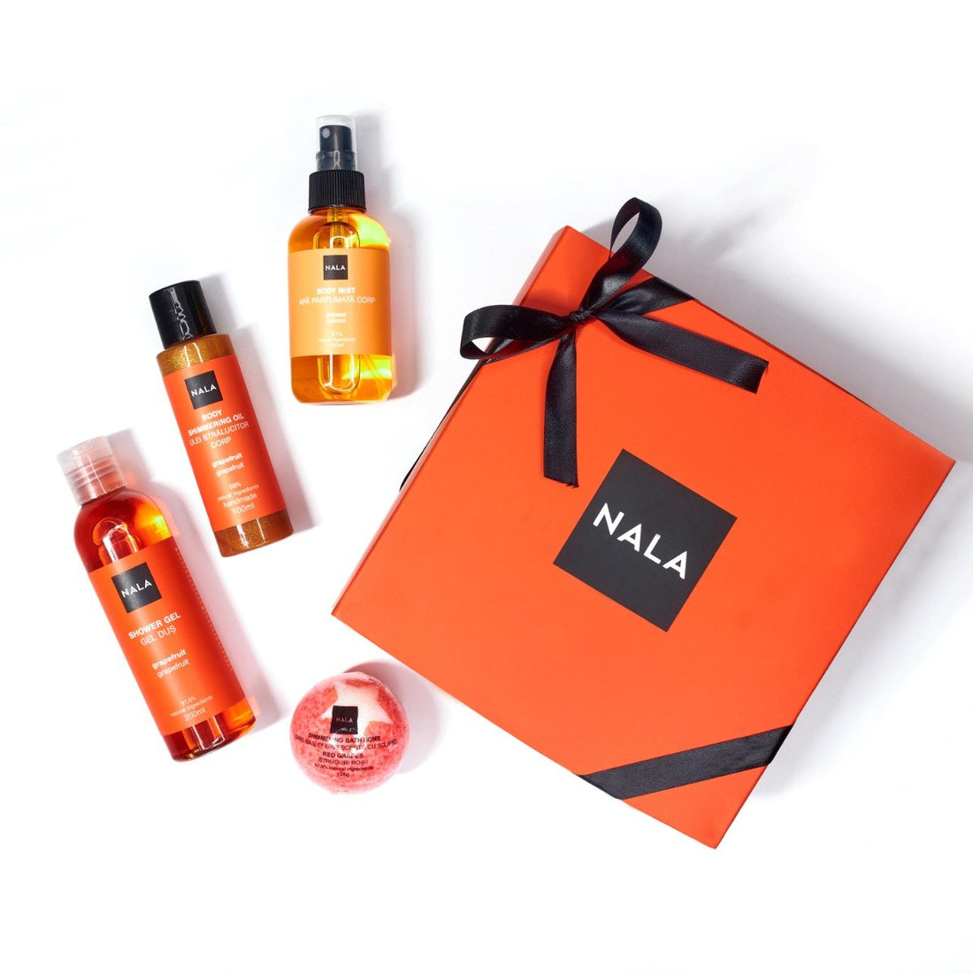 Set CADOU Piele Strălucitoare - Papaya &amp; Grapefruit