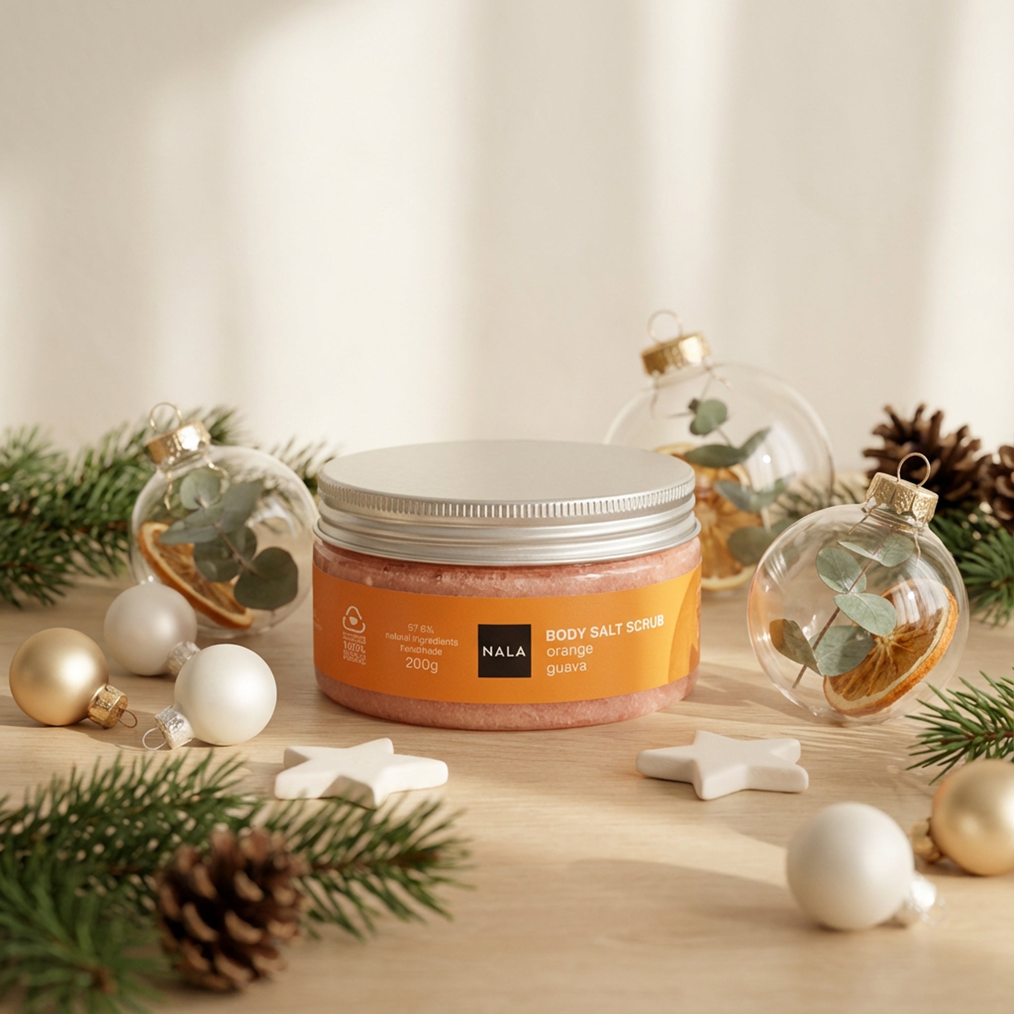 Scrub Sare - Portocală &amp; Guava