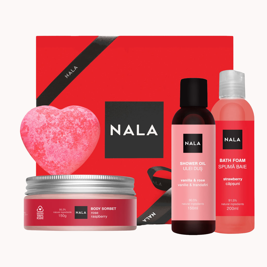 Set CADOU Răsfăț Hidratant Iubire - Trandafir