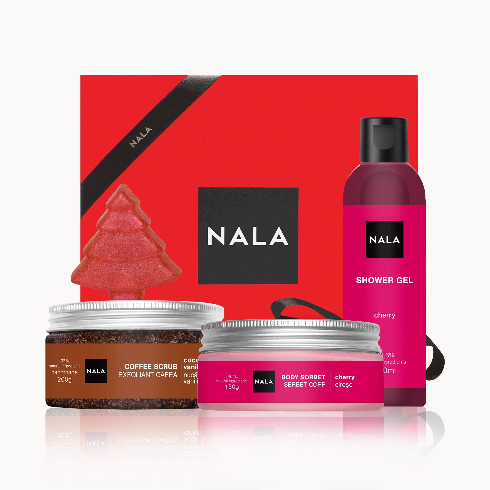 Set CADOU Relaxare &amp; Catifelare - Cireșe