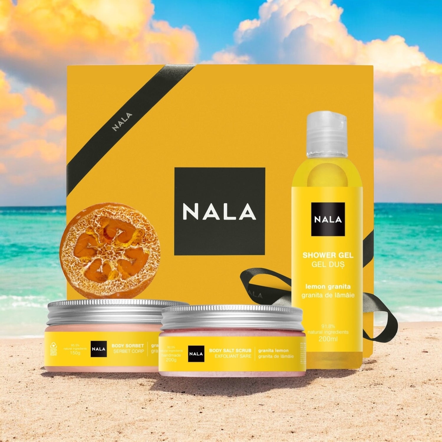 Set CADOU Relaxare &amp; Catifelare - Granita de Lămâie