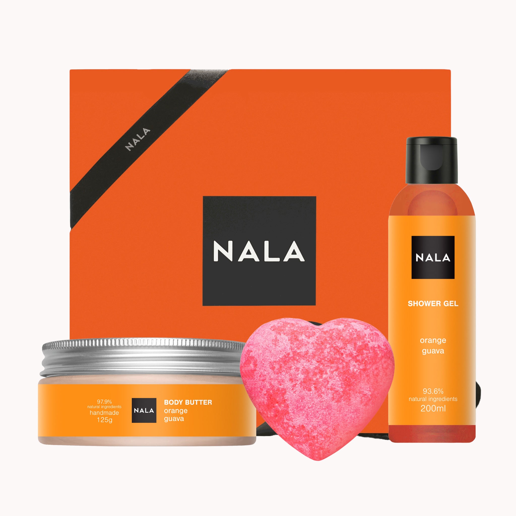 Set CADOU Răsfăț Romantic - Portocală &amp; Guava (Unt)