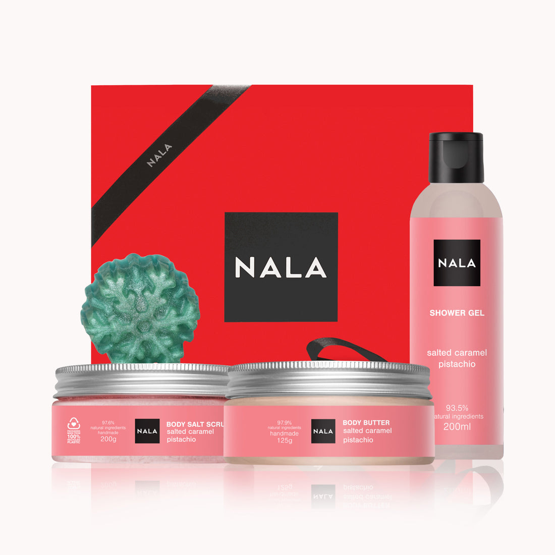 Set CADOU Hidratare și Exfoliere Intensă - Caramel Sărat &amp; Fistic