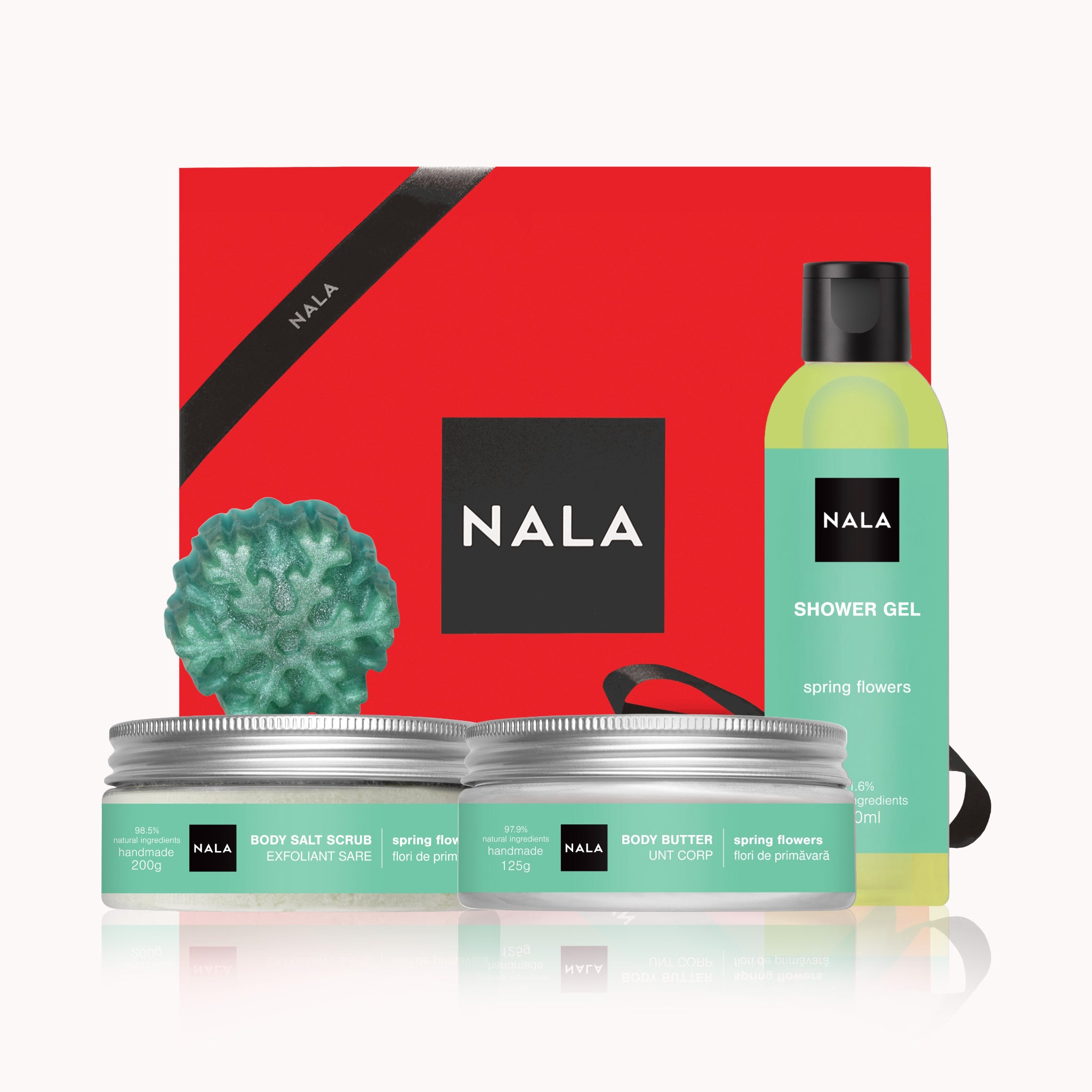 Set CADOU Hidratare și Exfoliere Intensă - Flori de Primăvară