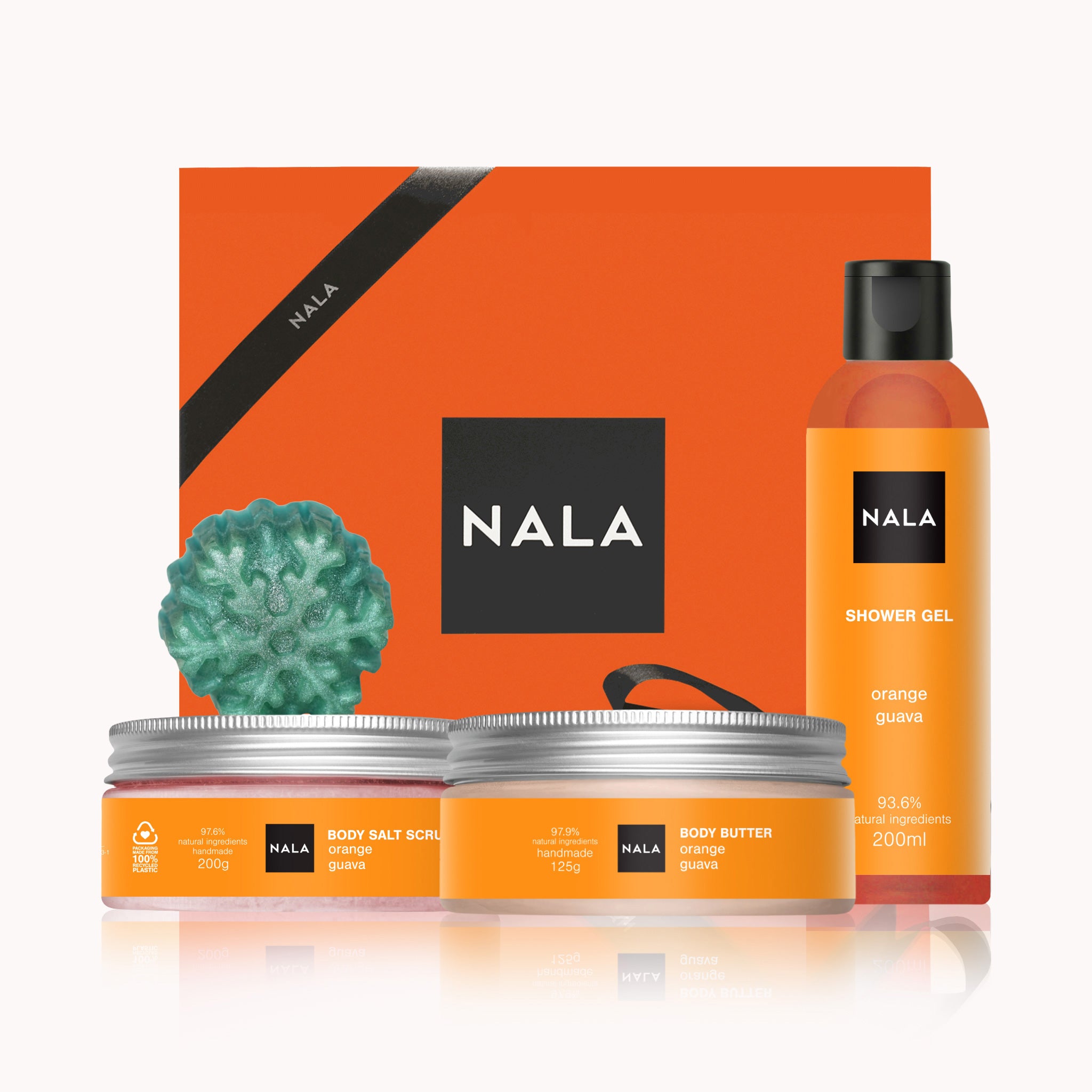 Set CADOU Hidratare și Exfoliere Intensă - Portocală &amp; Guava