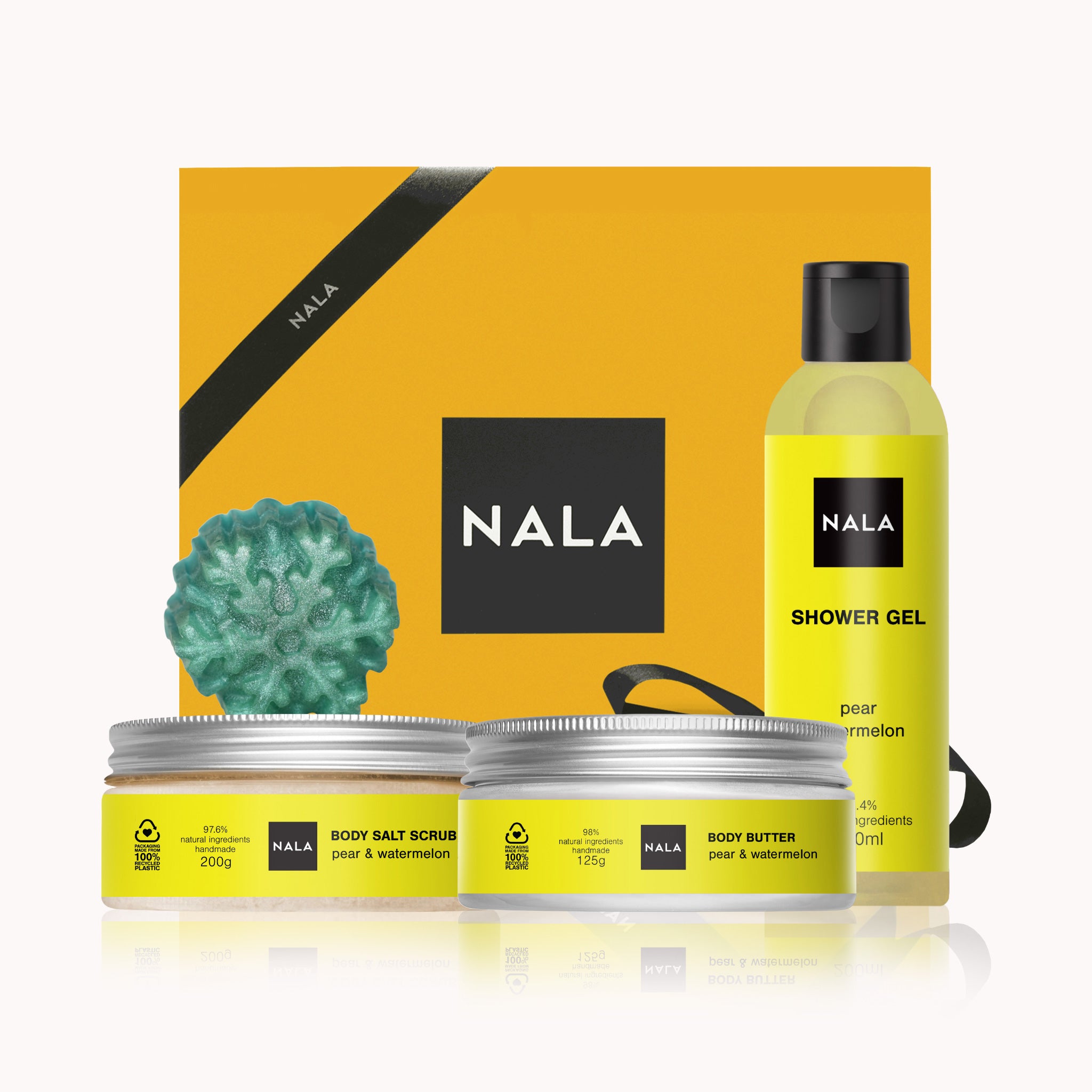 Set CADOU Hidratare și Exfoliere Intensă - Pară &amp; Pepene Roșu