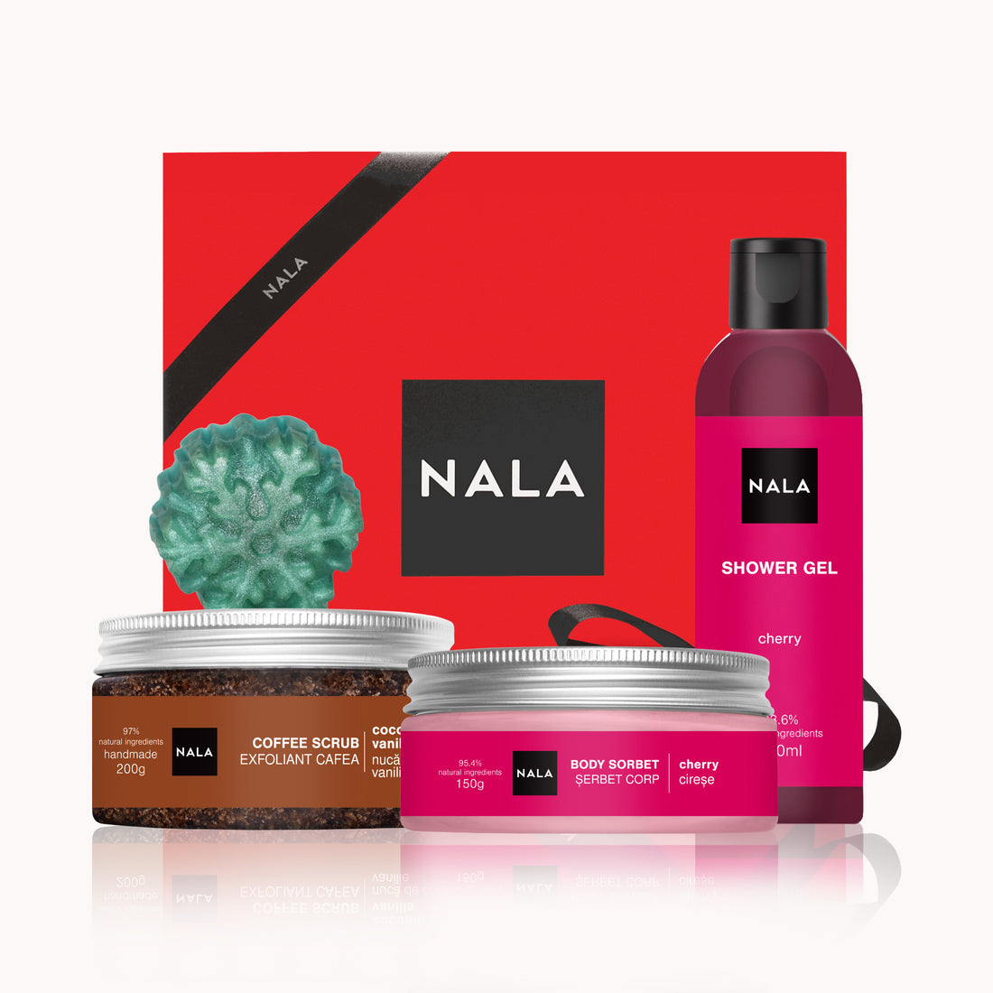 Set CADOU Relaxare &amp; Catifelare - Cireșe