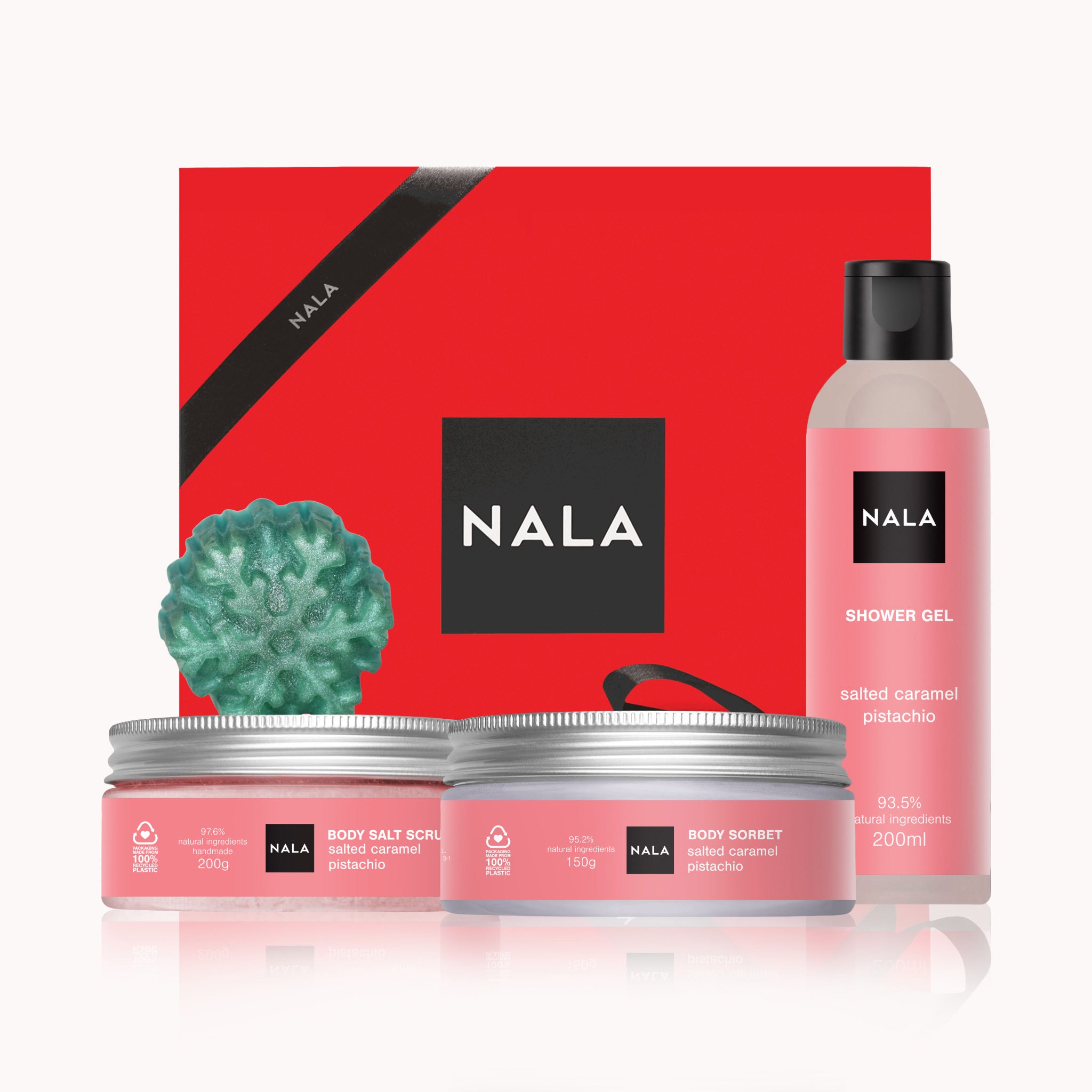 Set CADOU Relaxare &amp; Catifelare - Caramel Sărat &amp; Fistic