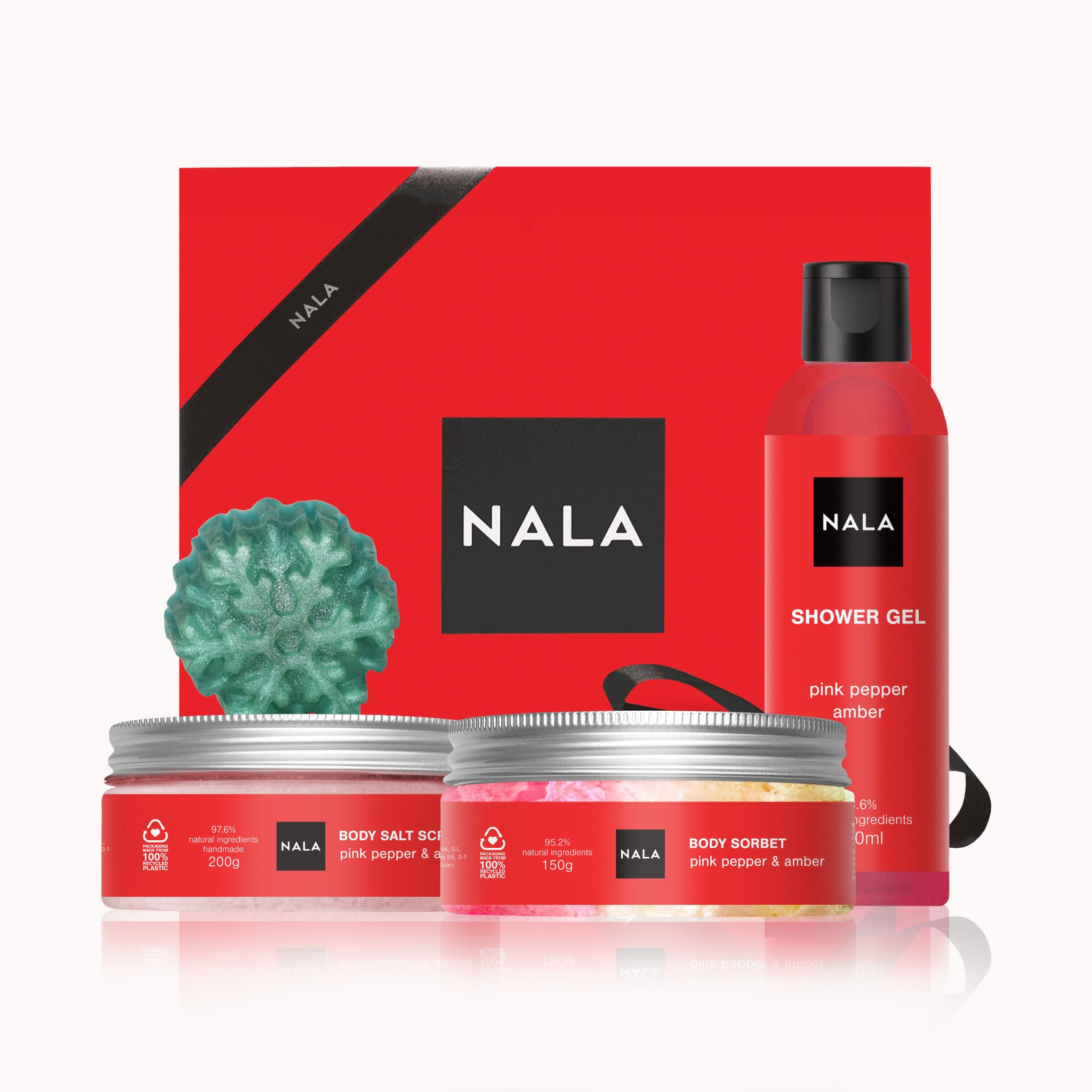 Set CADOU Relaxare &amp; Catifelare - Piper Roșu &amp; Ambră