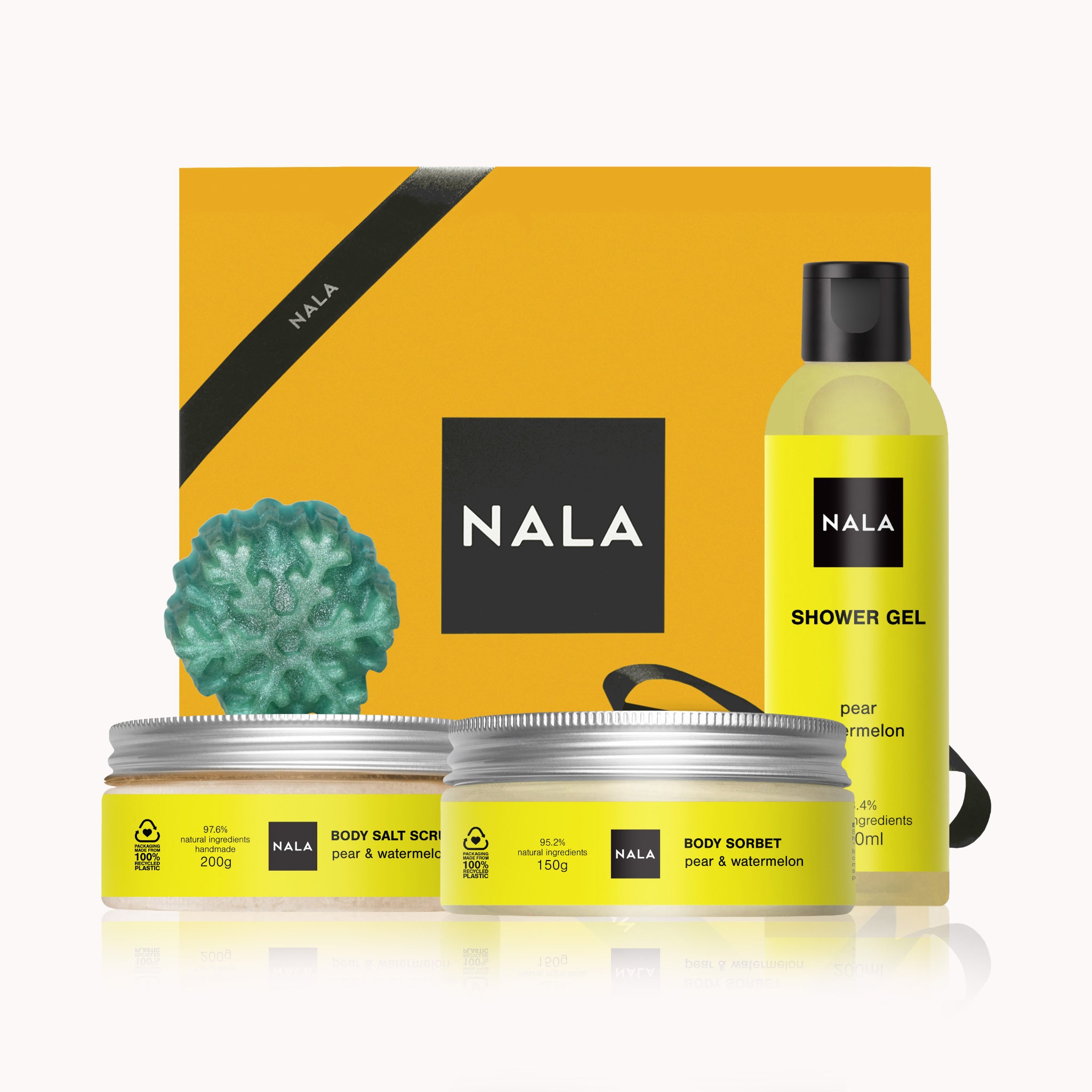 Set CADOU Relaxare &amp; Catifelare - Pară &amp; Pepene Roșu