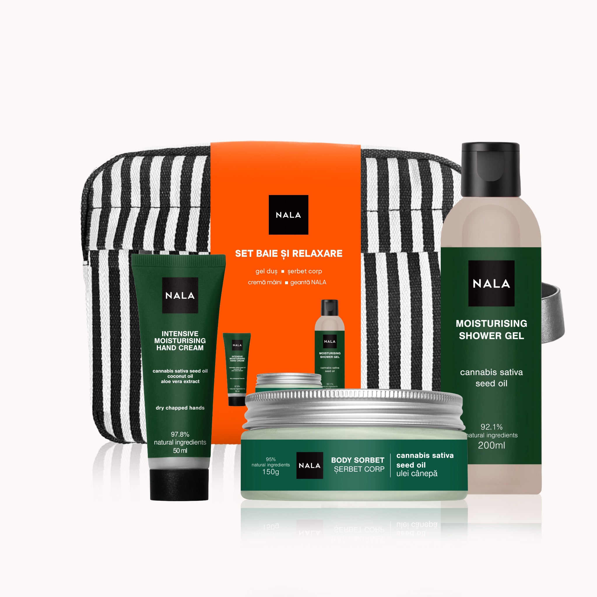 Set Baie și Relaxare - Ulei de Cânepă