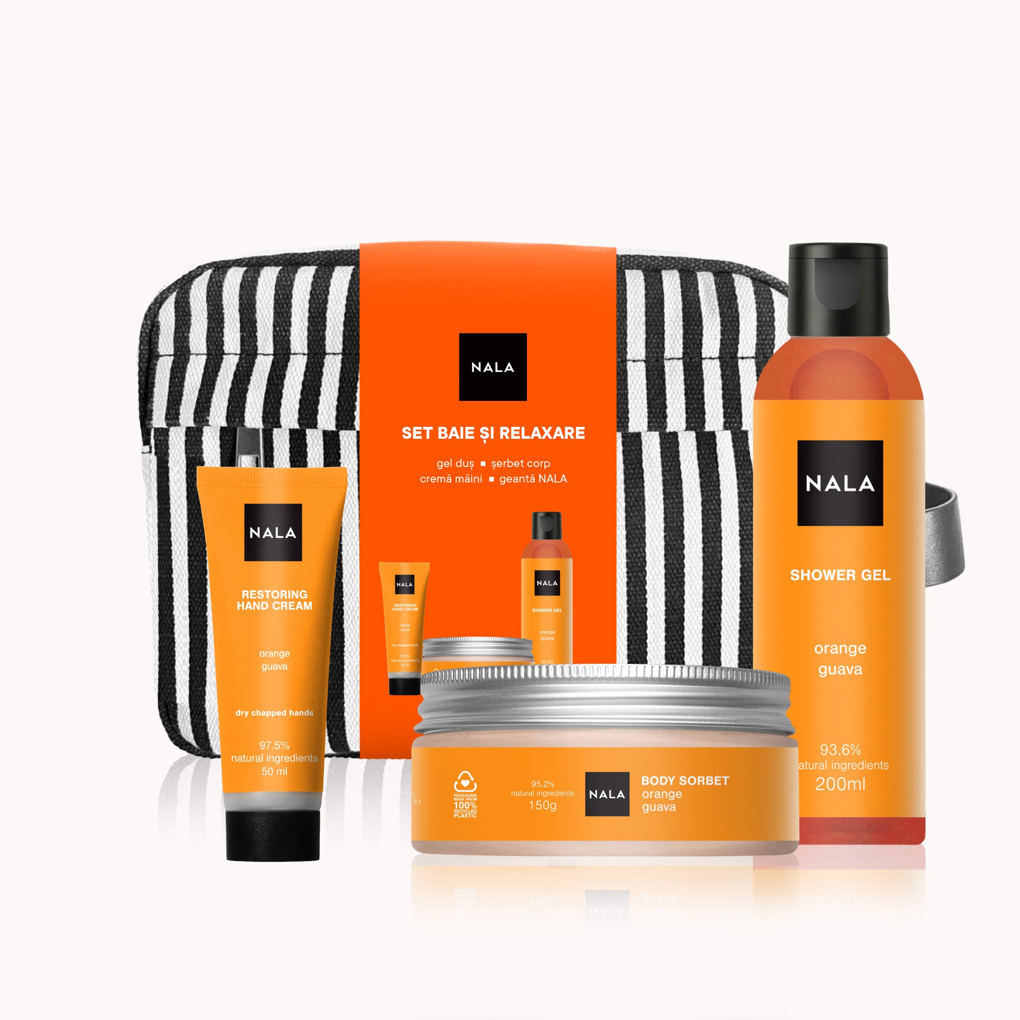 Set Baie și Relaxare - Portocală &amp; Guava