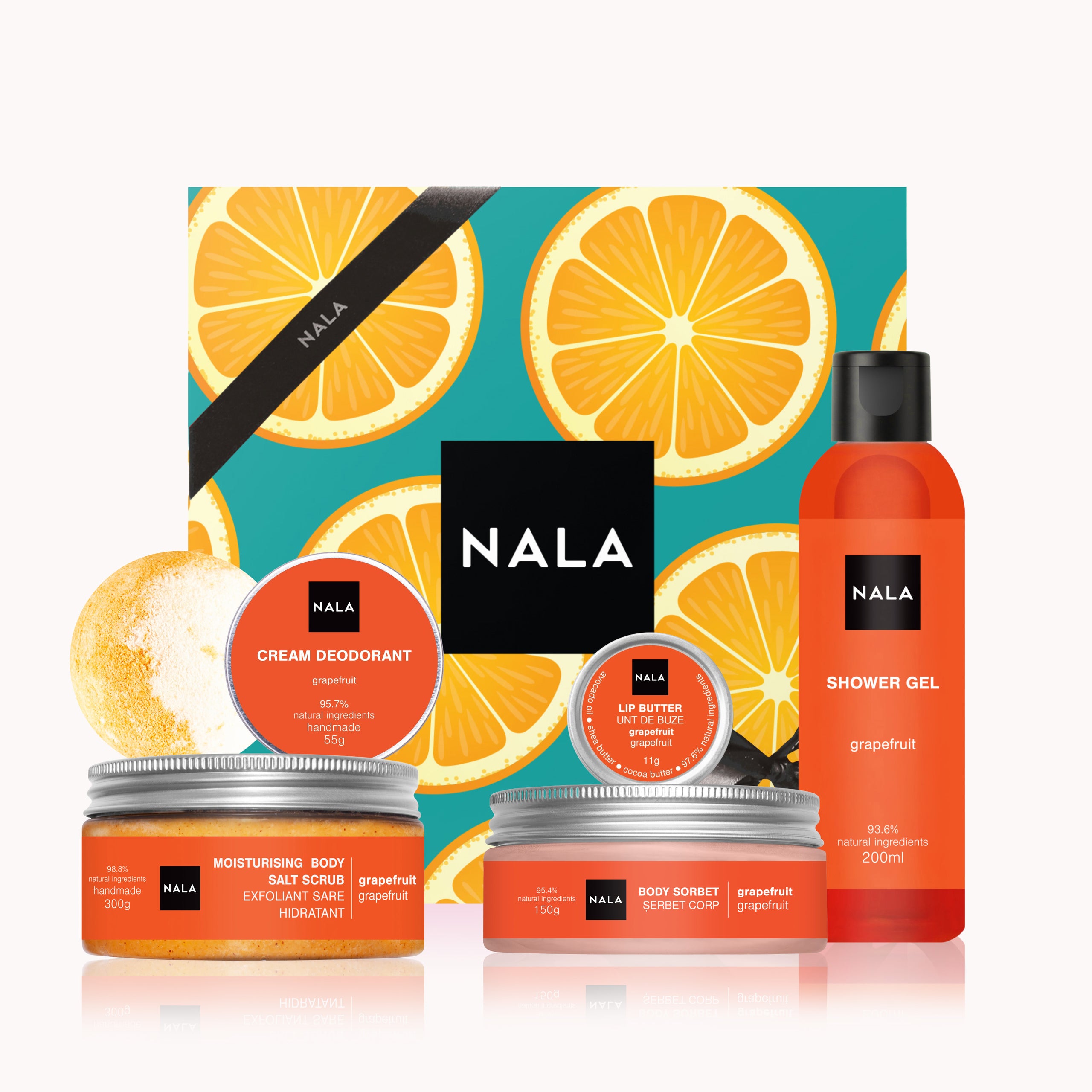 Set CADOU Hidratare și Exfoliere - Grapefruit